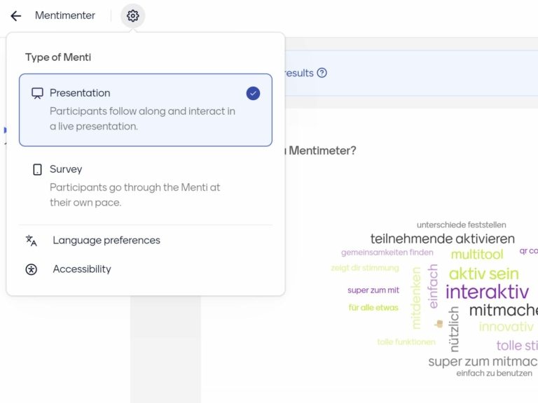 Mentimeter: Tipps und Tricks