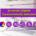 Ein Laptop zeigt ein Videogespräch mit mehreren Teilnehmern an. Der eingeblendete Text auf Deutsch lautet: "So werden digitale Zusammenkünfte inklusiver." Sechs violette Symbole stehen für die Funktionen von Barrierefreiheit Online-Meeting.